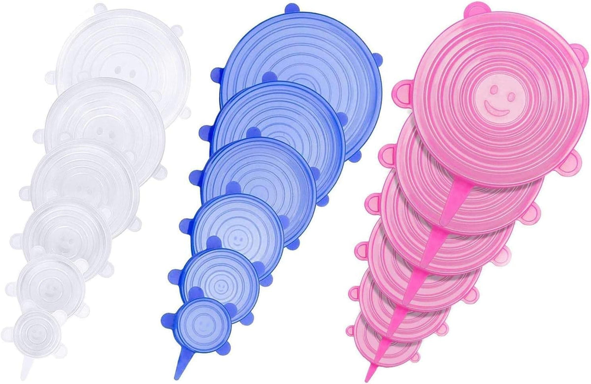 Silicone Freshness Bowl Covers - Universal Food Saver Kitchen Gadgets > Food Storage
