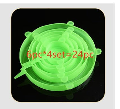 Silicone Freshness Bowl Covers - Universal Food Saver Kitchen Gadgets > Food Storage