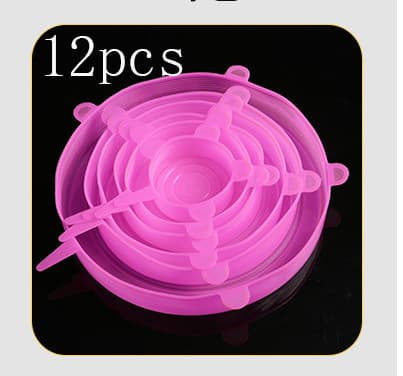 Silicone Freshness Bowl Covers - Universal Food Saver Kitchen Gadgets > Food Storage