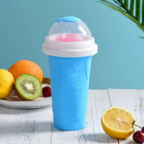 Slushie Maker Cup - Silicone Portable Smoothie Squeeze Cup
