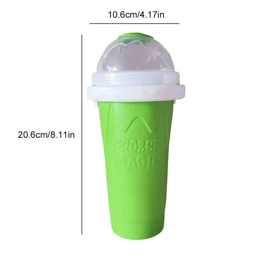 Slushie Maker Cup - Silicone Portable Smoothie Squeeze Cup