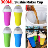 Slushie Maker Cup - Silicone Portable Smoothie Squeeze Cup