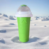 Slushie Maker Cup - Silicone Portable Smoothie Squeeze Cup