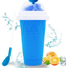 Slushie Maker Cup,Quick Frozen Magic Slushy Cup,Parent - Child DIY Cooling Cup Smoothie Squeeze Cup with Lid Straw for Kids,Family - KitchenKlout