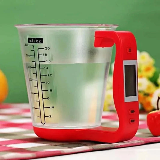 Smart Cup Measuring Scale - LCD, measure temp and vol | KitchenKlout