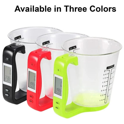 Smart Cup Measuring Scale – LCD, measure temp and vol | KitchenKlout
