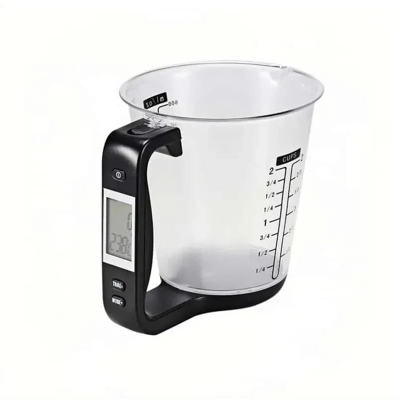 Smart Cup Measuring Scale - LCD, measure temp and vol | KitchenKlout