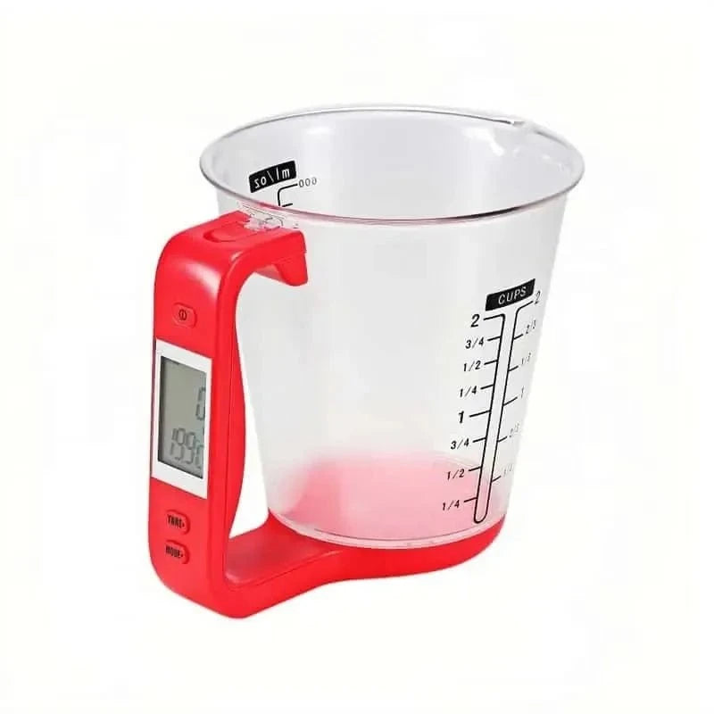 Smart Cup Measuring Scale - LCD, measure temp and vol | KitchenKlout