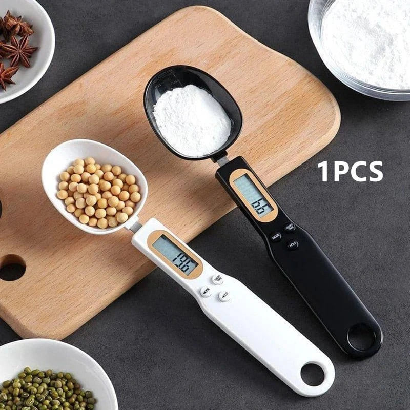 Smart - Spoon, Electronic Kitchen Scale 500g 0.1g LCD Digital Measuring Food Flour Digital Mini Kitchen Tool for Milk Coffee - KitchenKlout