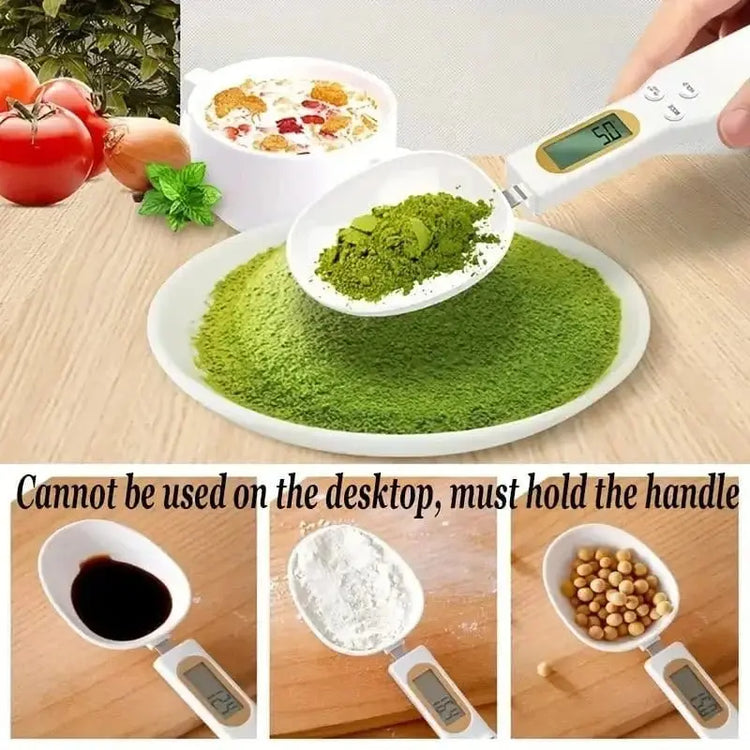 Smart - Spoon, Electronic Kitchen Scale 500g 0.1g LCD Digital Measuring Food Flour Digital Mini Kitchen Tool for Milk Coffee - KitchenKlout