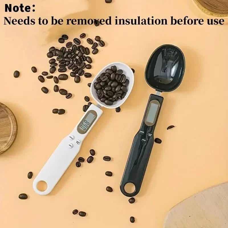 Smart - Spoon, Electronic Kitchen Scale 500g 0.1g LCD Digital Measuring Food Flour Digital Mini Kitchen Tool for Milk Coffee - KitchenKlout