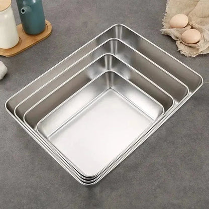 Stainless Steel Baking Pan - Durable Nonstick Design | KitchenKlout