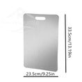 Stainless Steel Cutting Board Home Kitchen Rectangular Chopping Board Kneading Dough Cutting Dough and Fruit Vegetable Meat Tool - KitchenKlout
