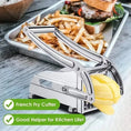 Stainless Steel Manual Potato Cutter French Fries Slicer Potato Chips Maker Dicer Cutting Machine Tools for Kitchen - KitchenKlout
