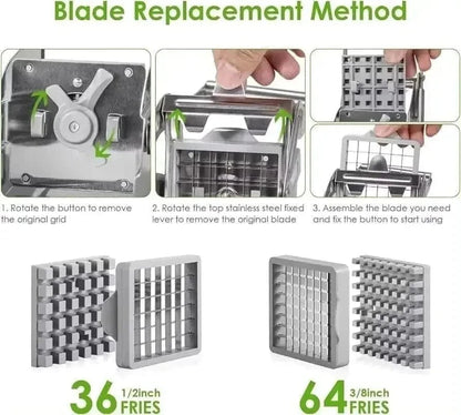 Stainless Steel Potato Cutter – French Fry | KitchenKlout