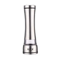Stainless Steel Salt and Pepper Mill Set - Professional Food Grinder and Spice Container for Kitchen Use - KitchenKlout