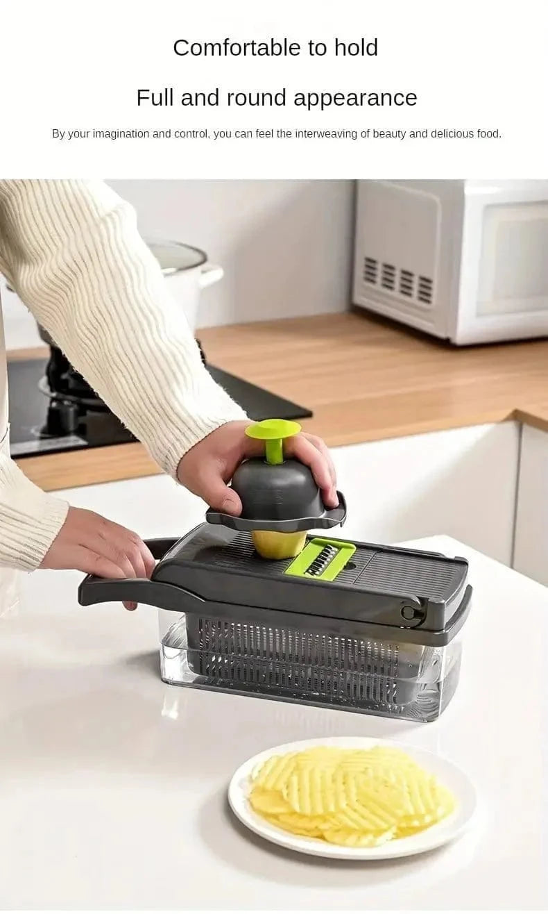 Stainless steel vegetable slicer - make meal prep fun | KitchenKlout