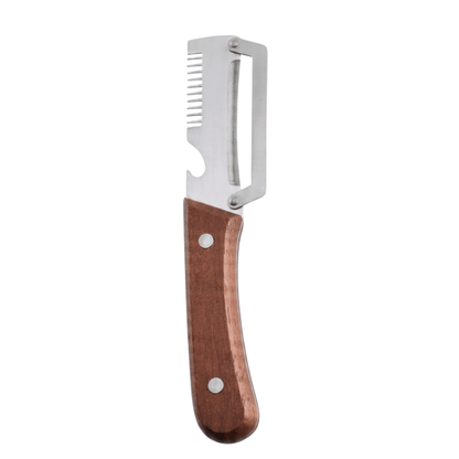 Stainless Steel Wooden Handle Multifunctional Kitchen Peeler Kitchen Tools