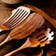 KitchenKlout Teak Wood Spoons | Natural