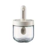 Telescopic Spoon Spice Seasoning Glass Container Jar