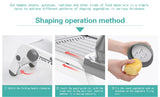 V-Blade 18-in-1 Mandoline Slicer ?€? Stainless Steel Produce Prep Tool