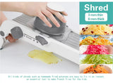 V-Blade 18-in-1 Mandoline Slicer ?€? Stainless Steel Produce Prep Tool