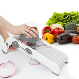 V-Blade 18-in-1 Mandoline Slicer ?€? Stainless Steel Produce Prep Tool
