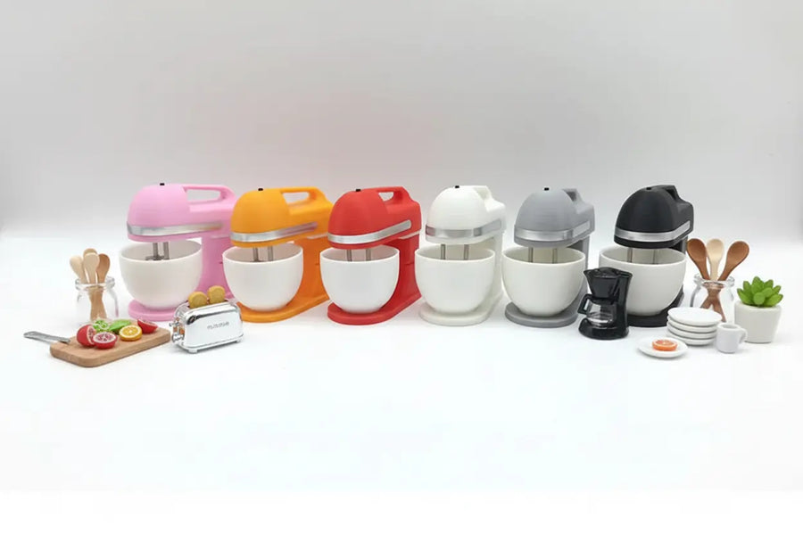 Working Miniature Electric Egg Beater - Functional Tiny Kitchen Appliance