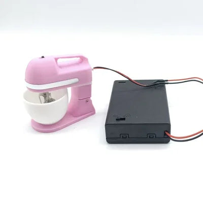 Working Miniature Electric Egg Beater - Functional Tiny Kitchen Appliance